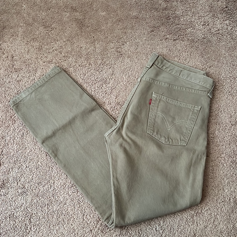 Vintage - Levi's Denim Jeans - khaki/tan color